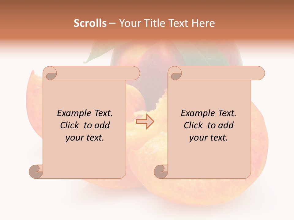 Dessert Orange One PowerPoint Template