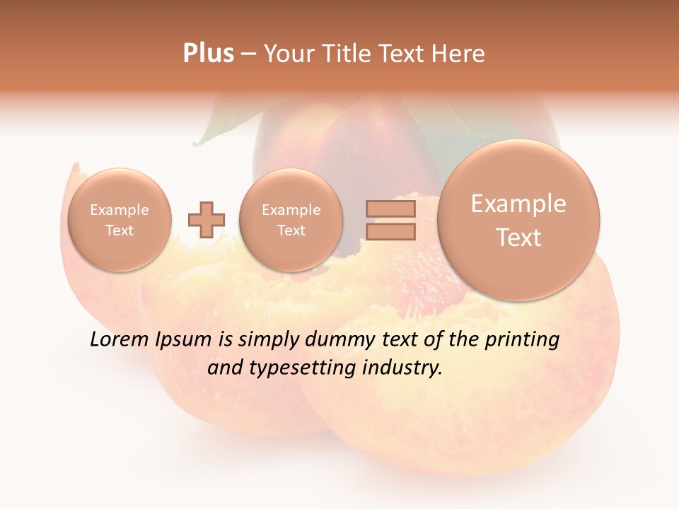 Dessert Orange One PowerPoint Template