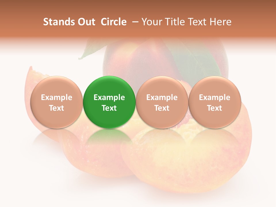 Dessert Orange One PowerPoint Template