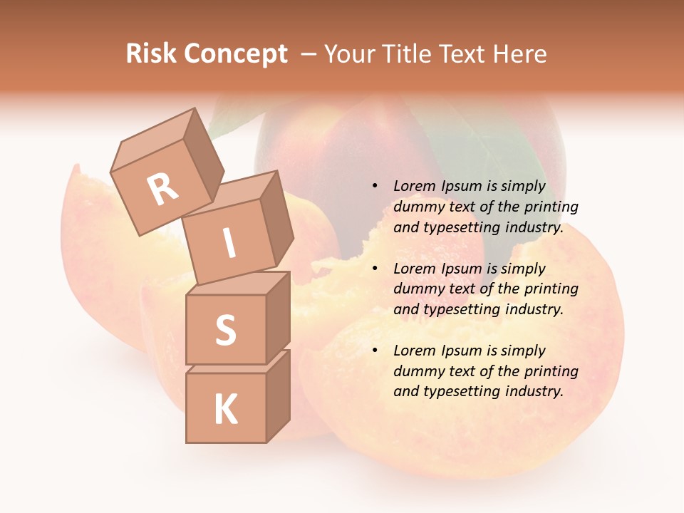 Dessert Orange One PowerPoint Template