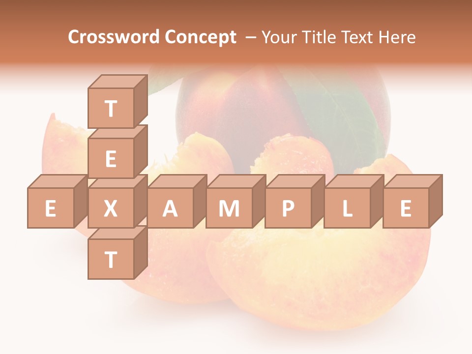 Dessert Orange One PowerPoint Template