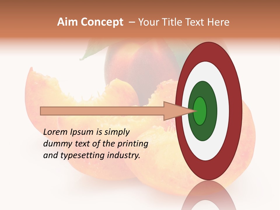 Dessert Orange One PowerPoint Template