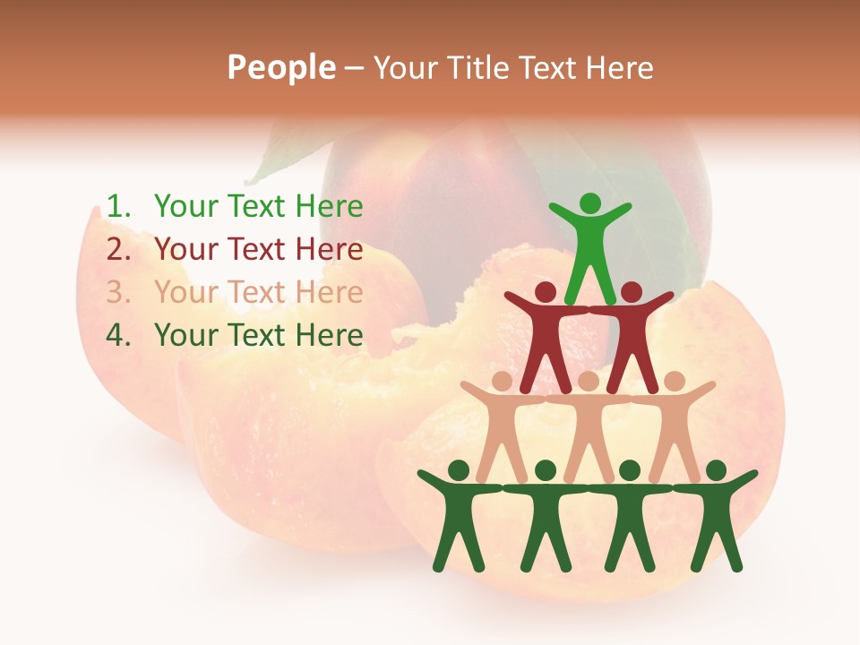 Dessert Orange One PowerPoint Template