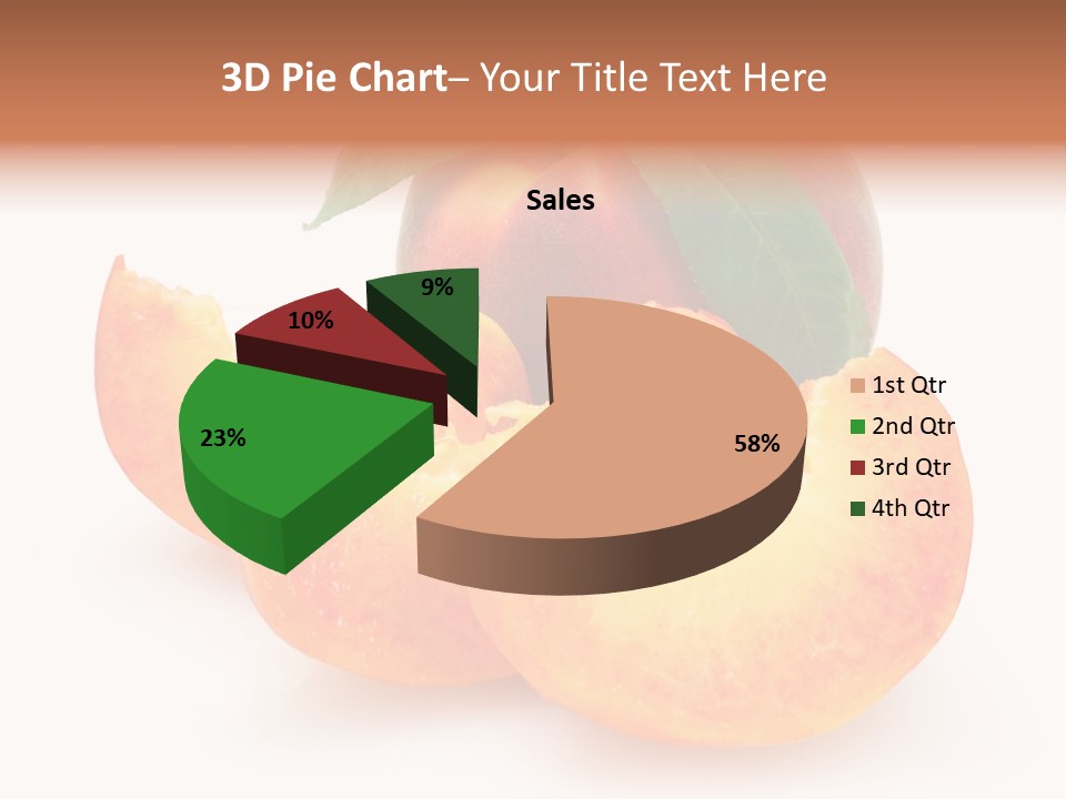 Dessert Orange One PowerPoint Template