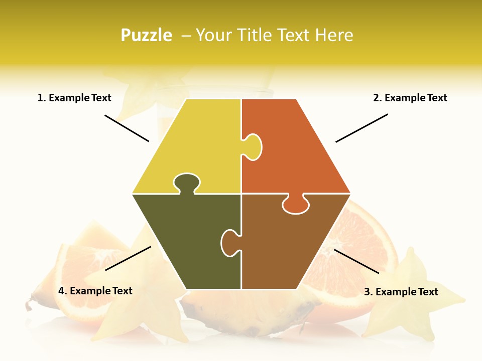 Isolated Fruit Exotic PowerPoint Template