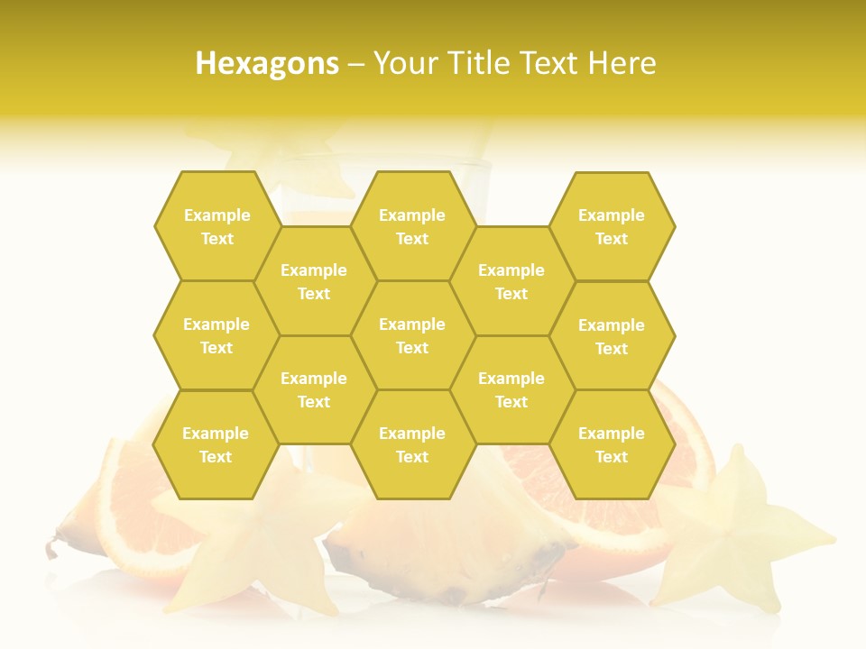 Isolated Fruit Exotic PowerPoint Template