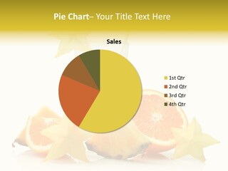 Isolated Fruit Exotic PowerPoint Template