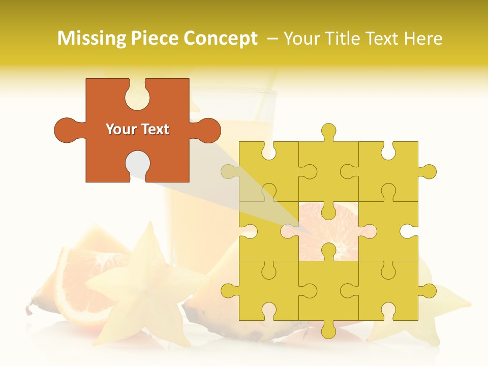 Isolated Fruit Exotic PowerPoint Template