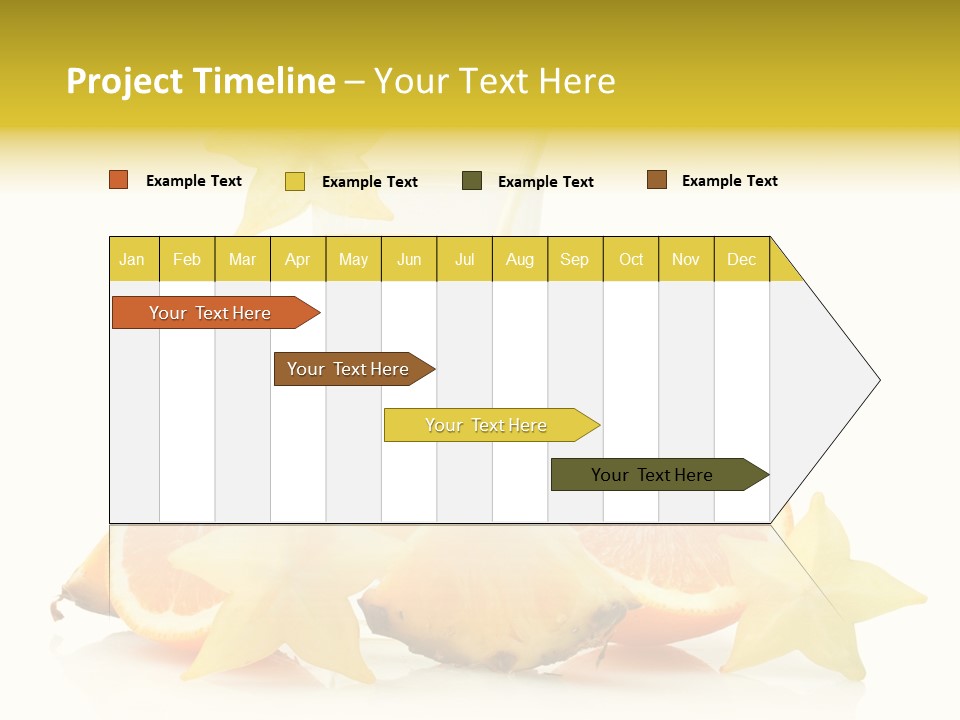 Isolated Fruit Exotic PowerPoint Template
