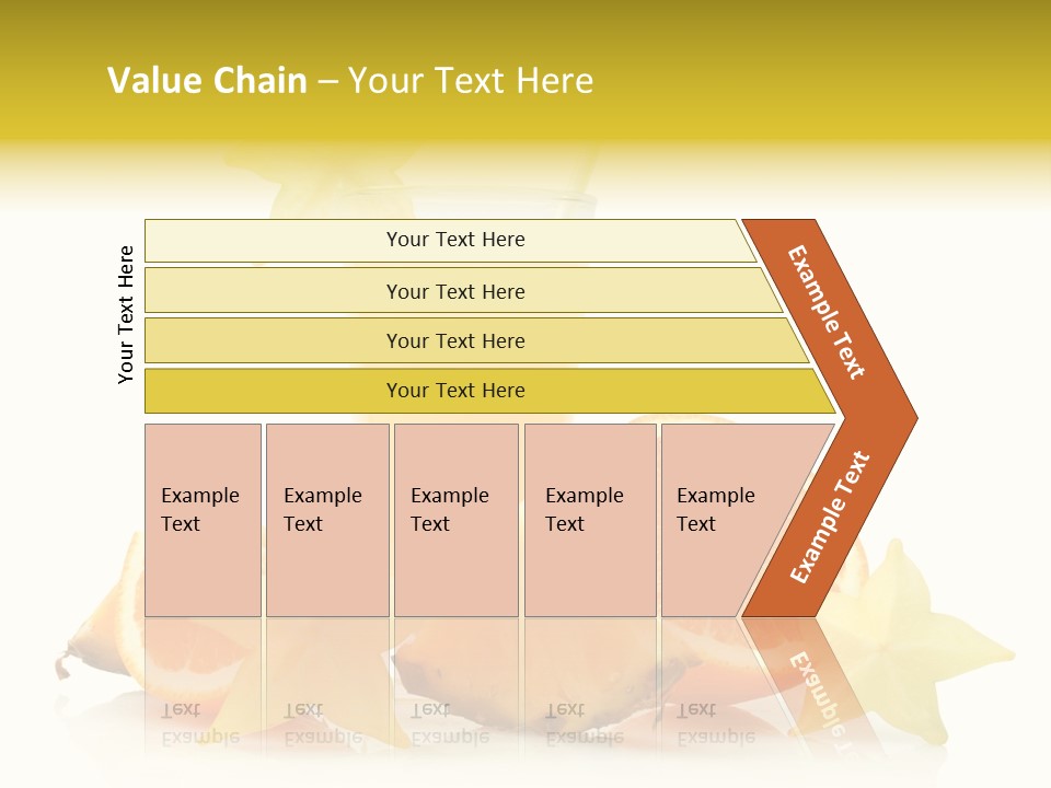 Isolated Fruit Exotic PowerPoint Template