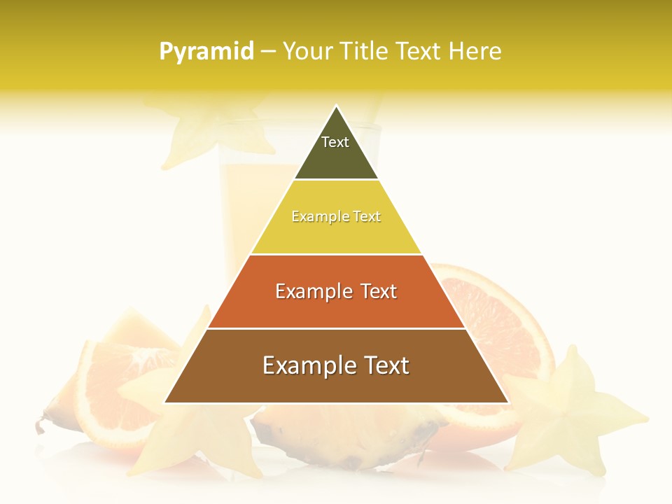 Isolated Fruit Exotic PowerPoint Template