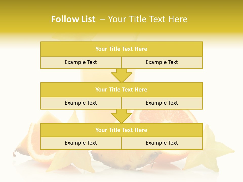 Isolated Fruit Exotic PowerPoint Template