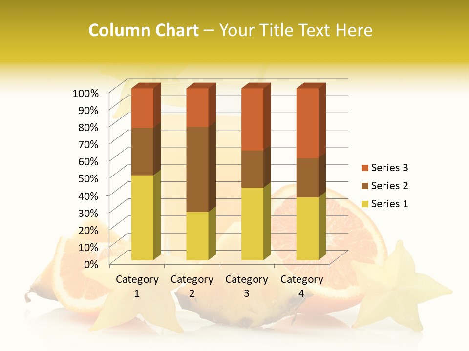 Isolated Fruit Exotic PowerPoint Template