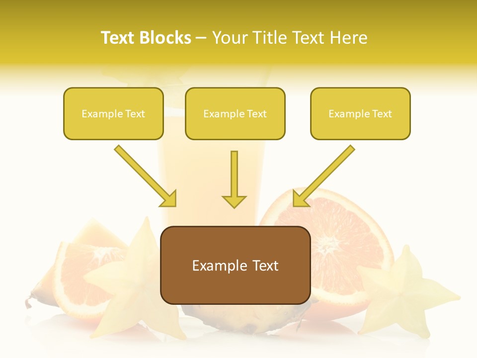Isolated Fruit Exotic PowerPoint Template