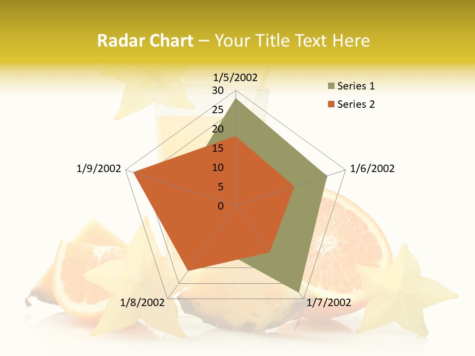 Isolated Fruit Exotic PowerPoint Template