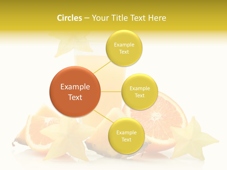 Isolated Fruit Exotic PowerPoint Template
