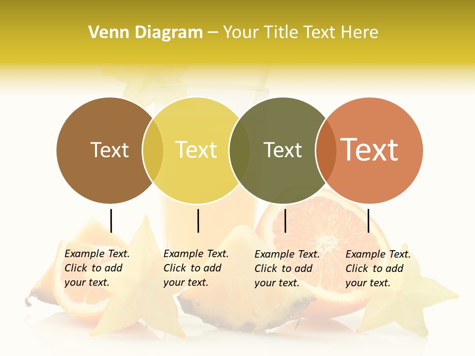 Isolated Fruit Exotic PowerPoint Template