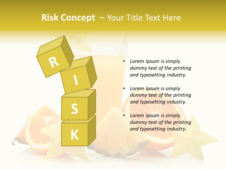 Isolated Fruit Exotic PowerPoint Template