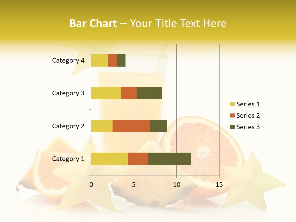 Isolated Fruit Exotic PowerPoint Template