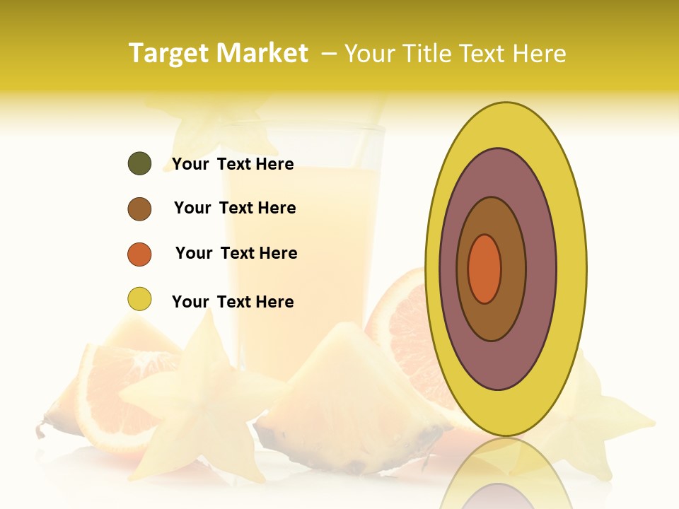 Isolated Fruit Exotic PowerPoint Template