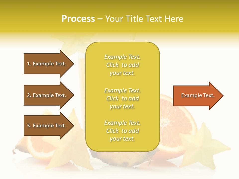 Isolated Fruit Exotic PowerPoint Template