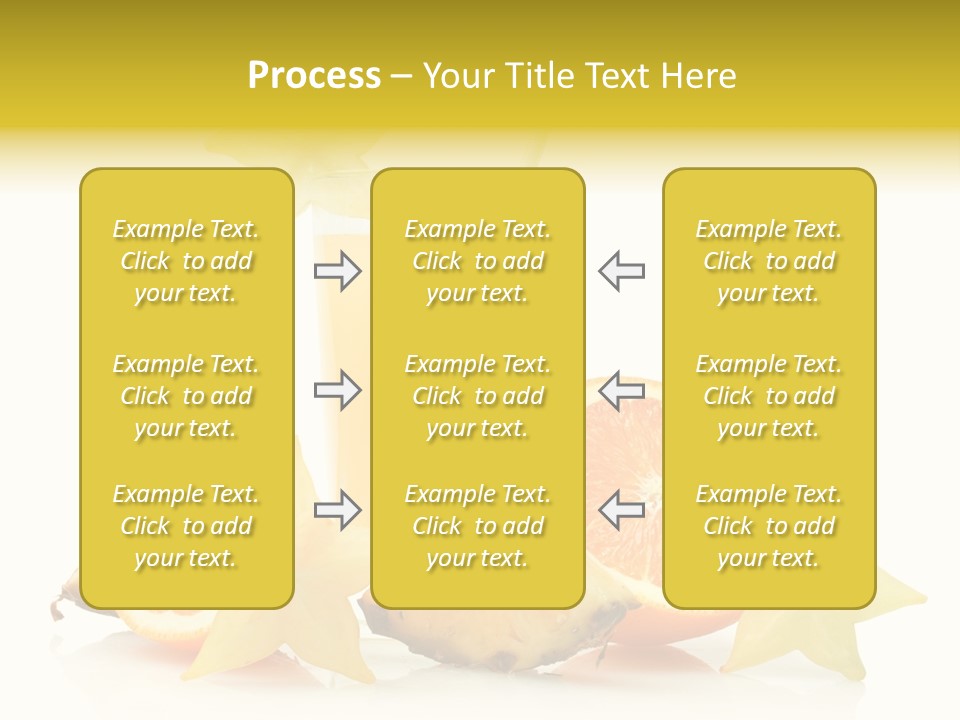 Isolated Fruit Exotic PowerPoint Template