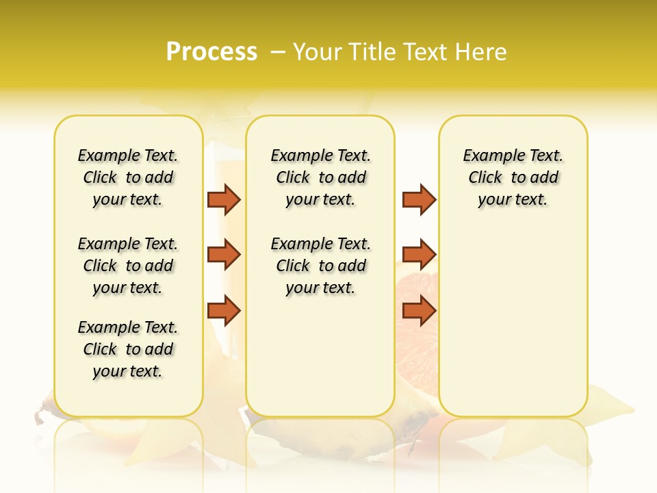Isolated Fruit Exotic PowerPoint Template