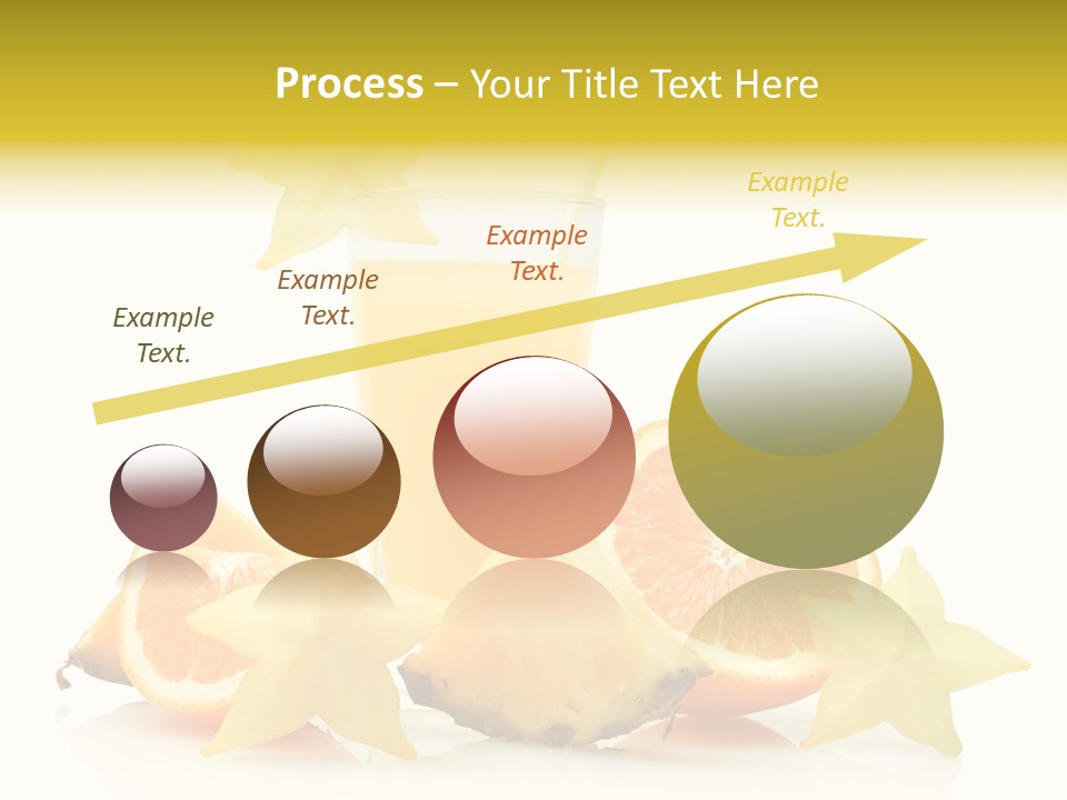Isolated Fruit Exotic PowerPoint Template