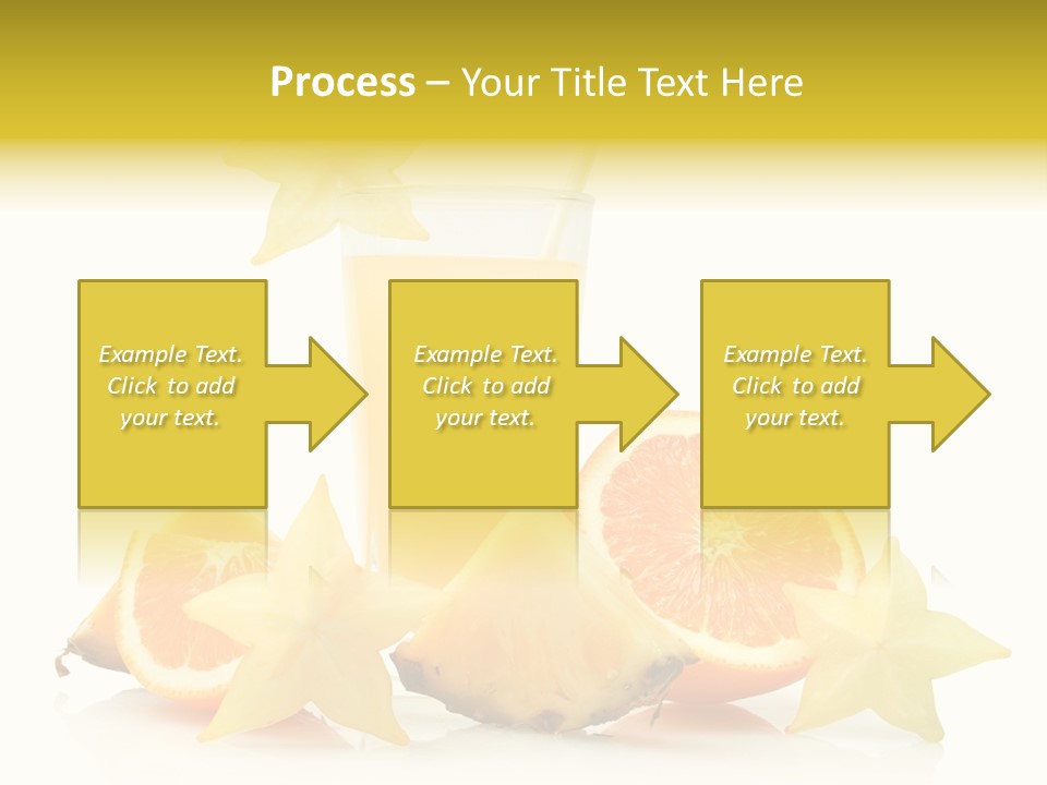 Isolated Fruit Exotic PowerPoint Template