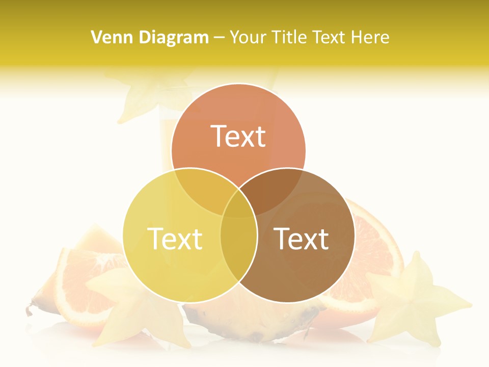 Isolated Fruit Exotic PowerPoint Template