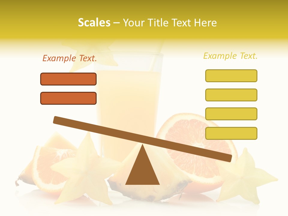 Isolated Fruit Exotic PowerPoint Template