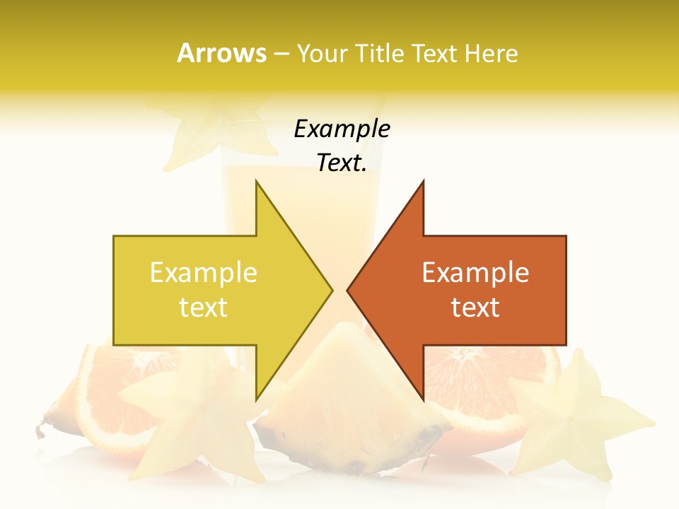 Isolated Fruit Exotic PowerPoint Template