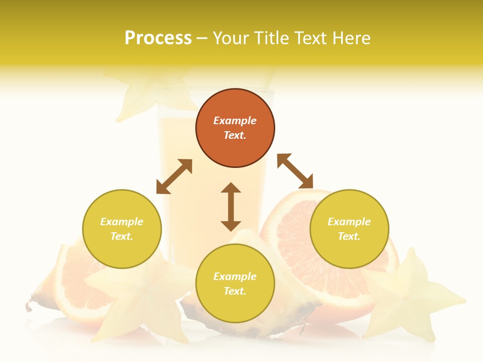 Isolated Fruit Exotic PowerPoint Template