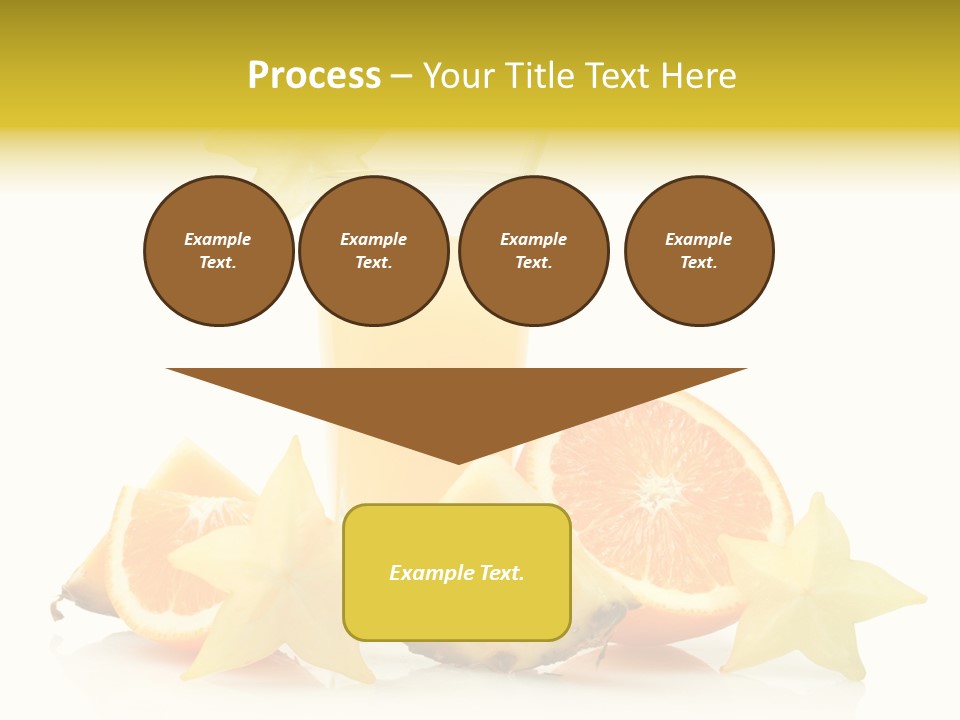 Isolated Fruit Exotic PowerPoint Template