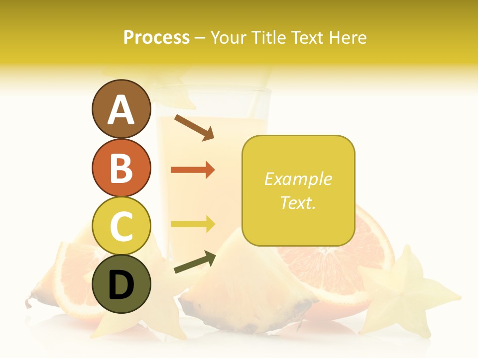 Isolated Fruit Exotic PowerPoint Template