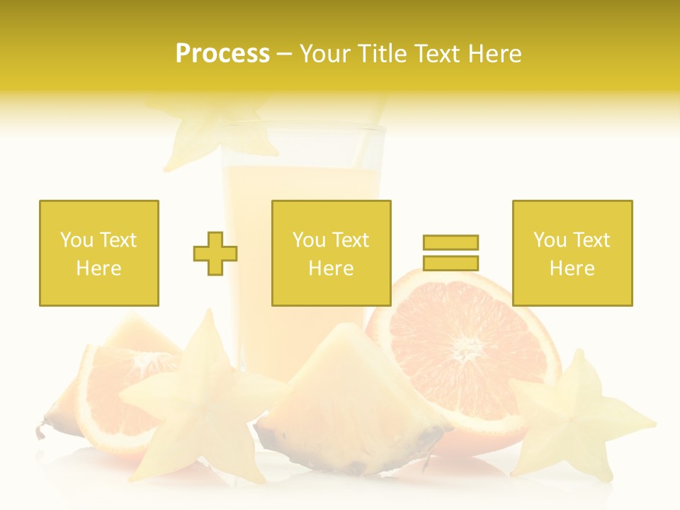 Isolated Fruit Exotic PowerPoint Template