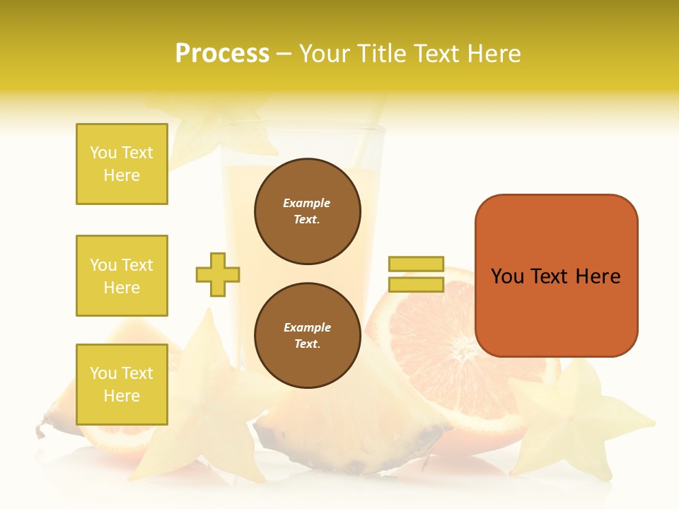 Isolated Fruit Exotic PowerPoint Template