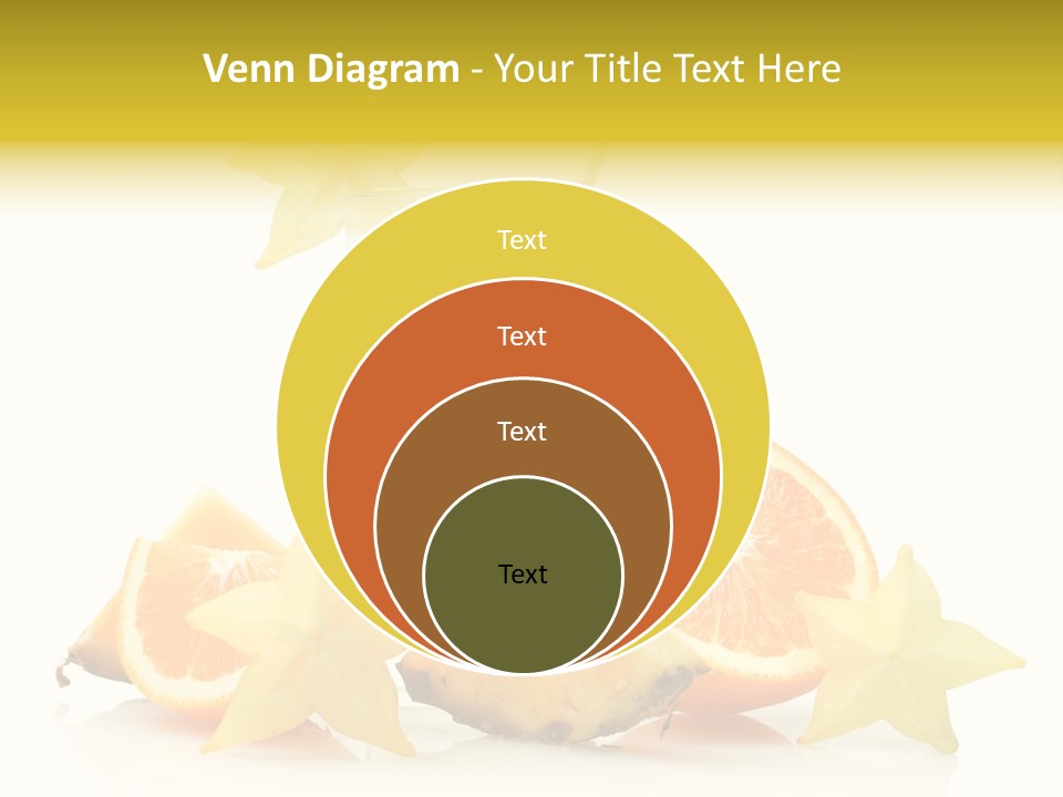 Isolated Fruit Exotic PowerPoint Template