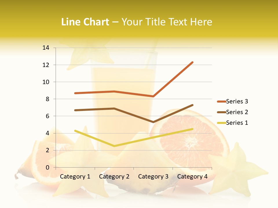 Isolated Fruit Exotic PowerPoint Template