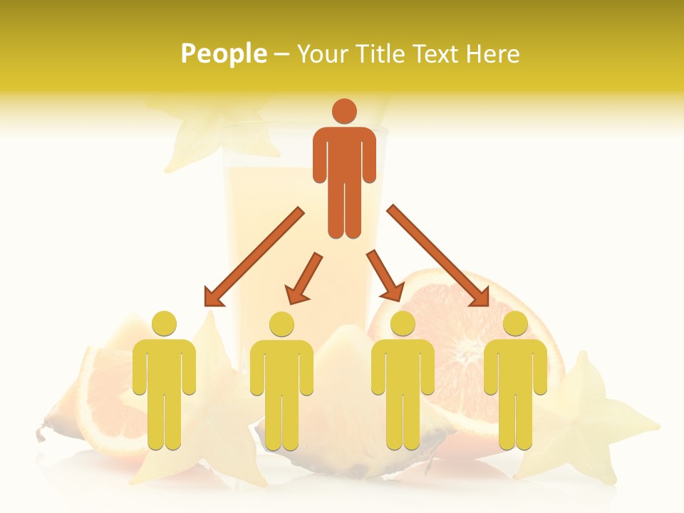 Isolated Fruit Exotic PowerPoint Template