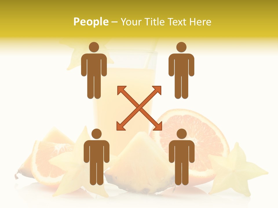 Isolated Fruit Exotic PowerPoint Template