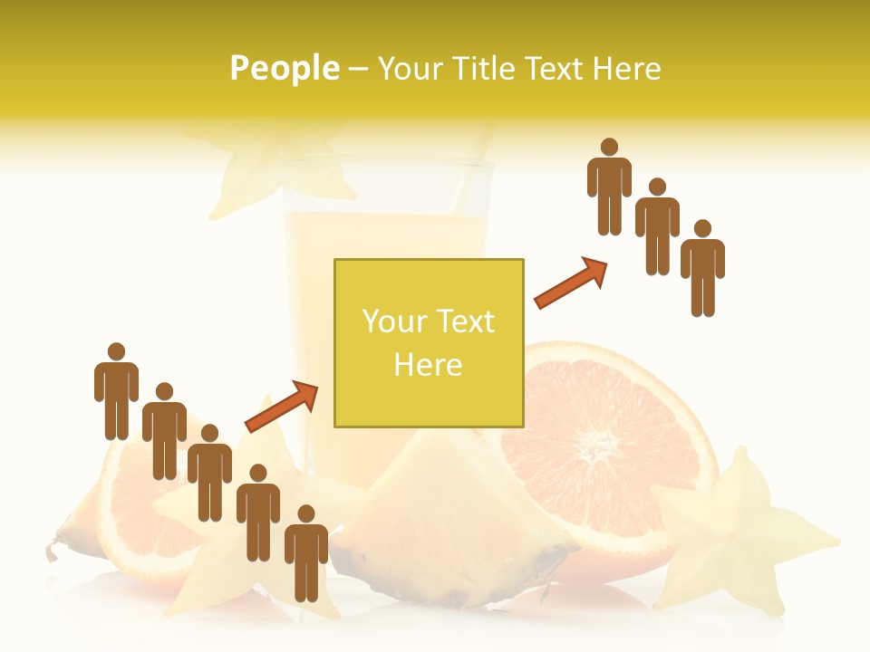 Isolated Fruit Exotic PowerPoint Template