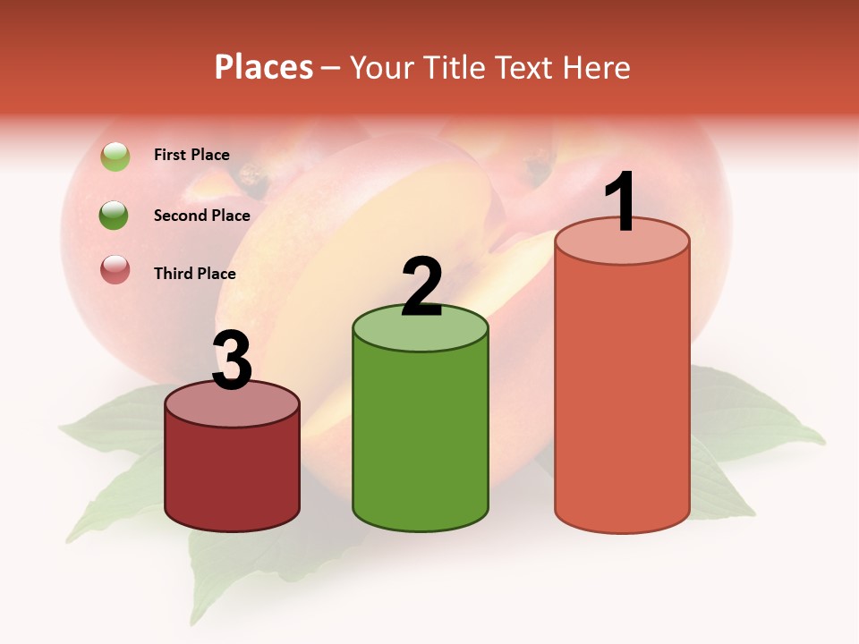 Vitamin Diet Leaf PowerPoint Template