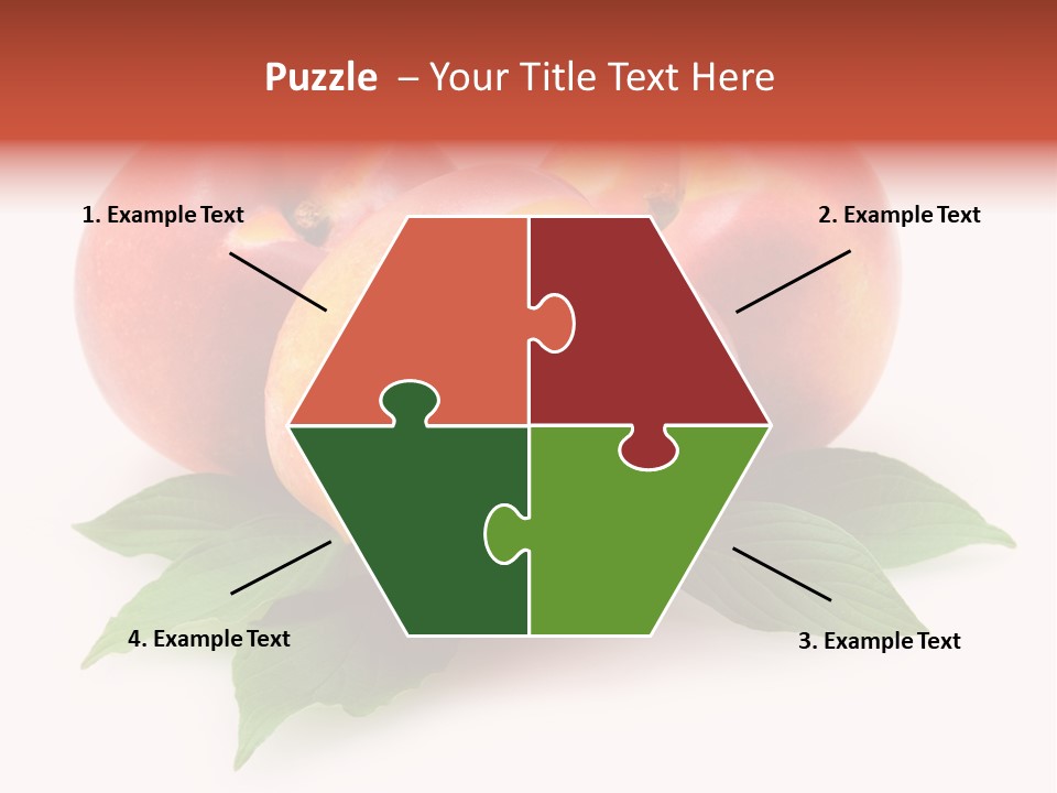 Vitamin Diet Leaf PowerPoint Template