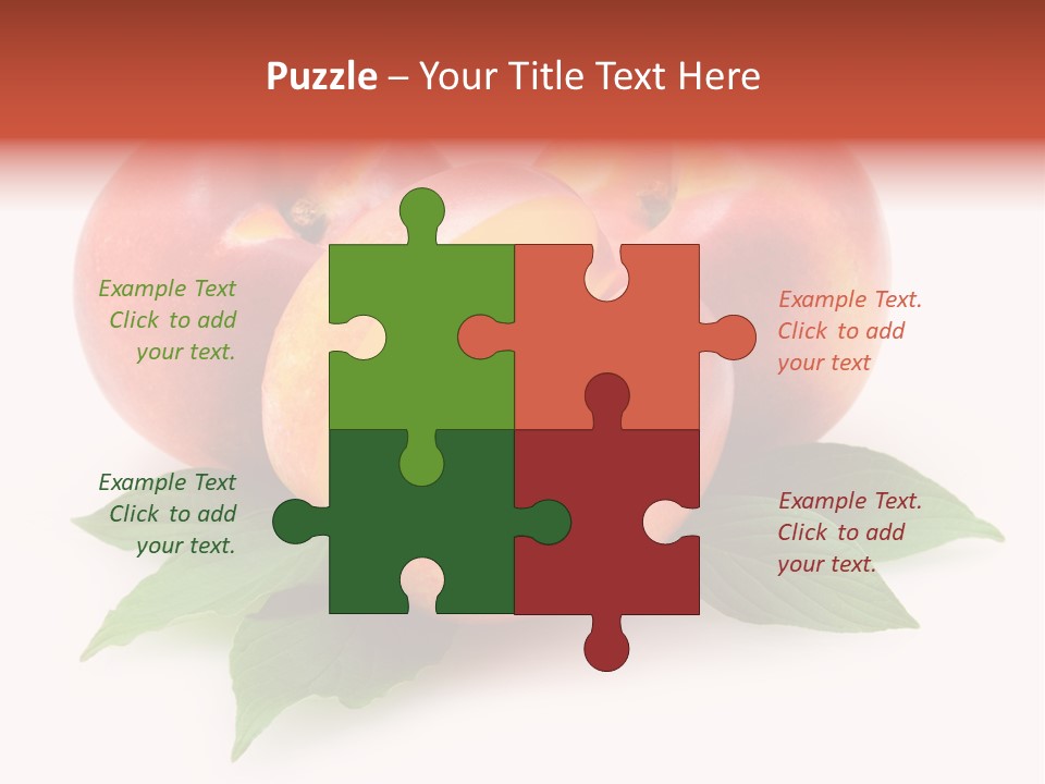 Vitamin Diet Leaf PowerPoint Template