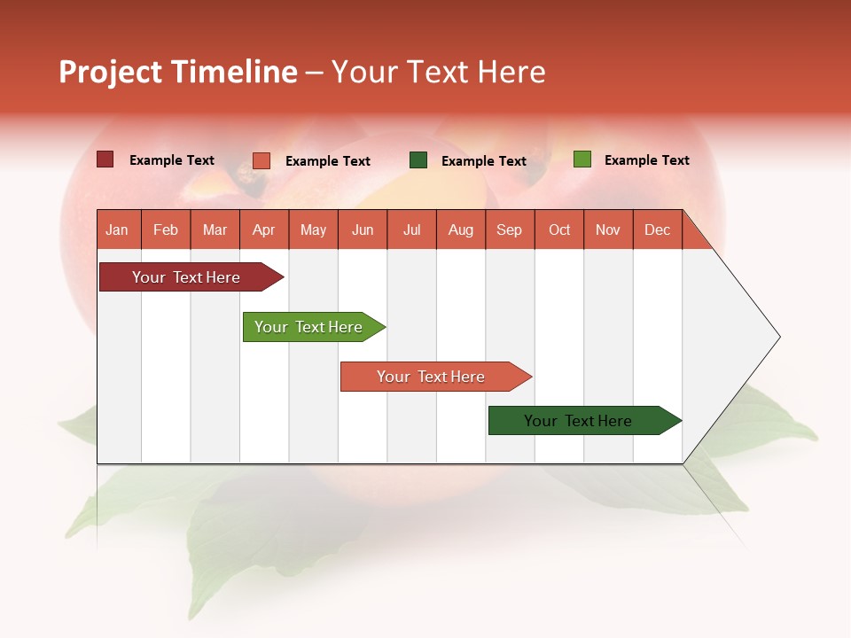 Vitamin Diet Leaf PowerPoint Template
