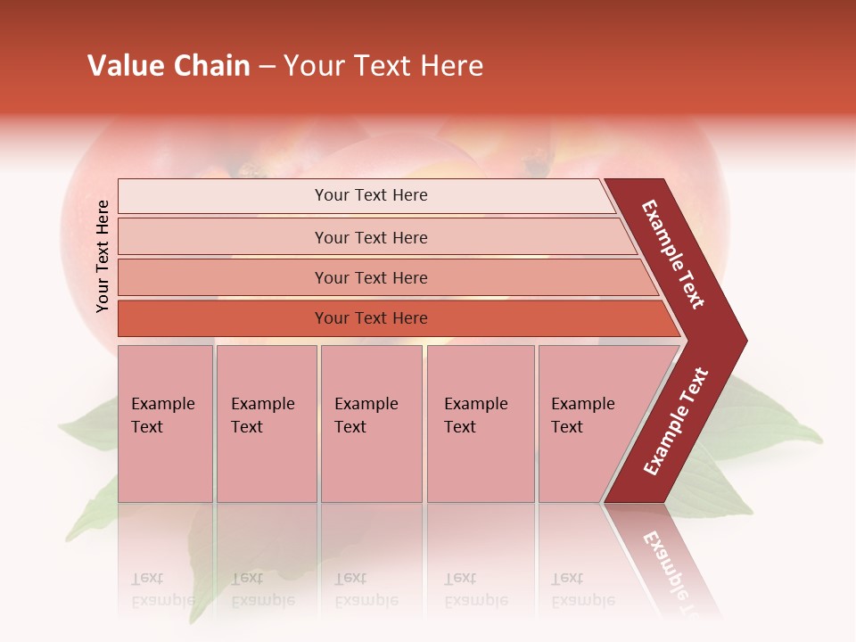 Vitamin Diet Leaf PowerPoint Template