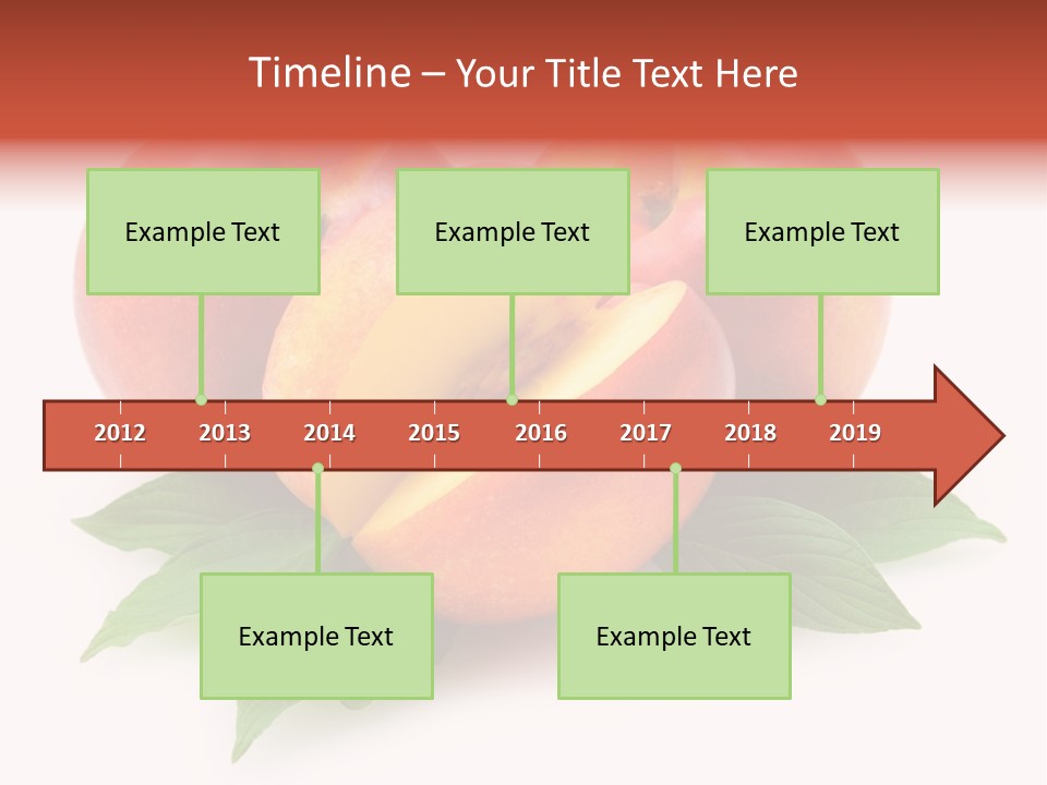 Vitamin Diet Leaf PowerPoint Template