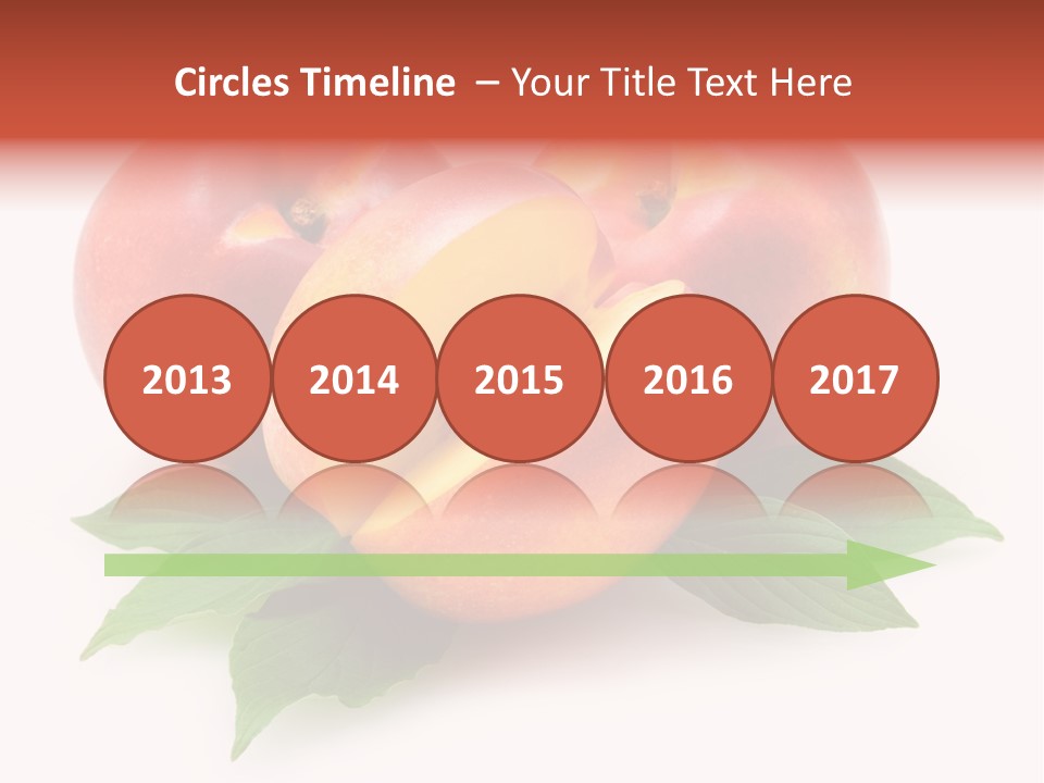 Vitamin Diet Leaf PowerPoint Template