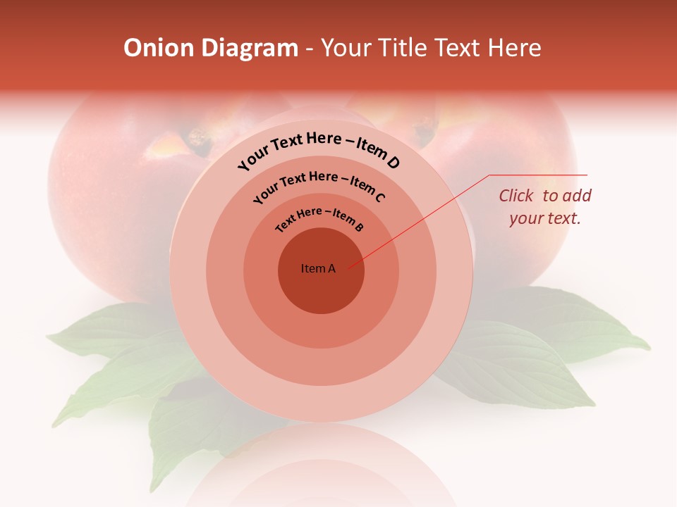 Vitamin Diet Leaf PowerPoint Template